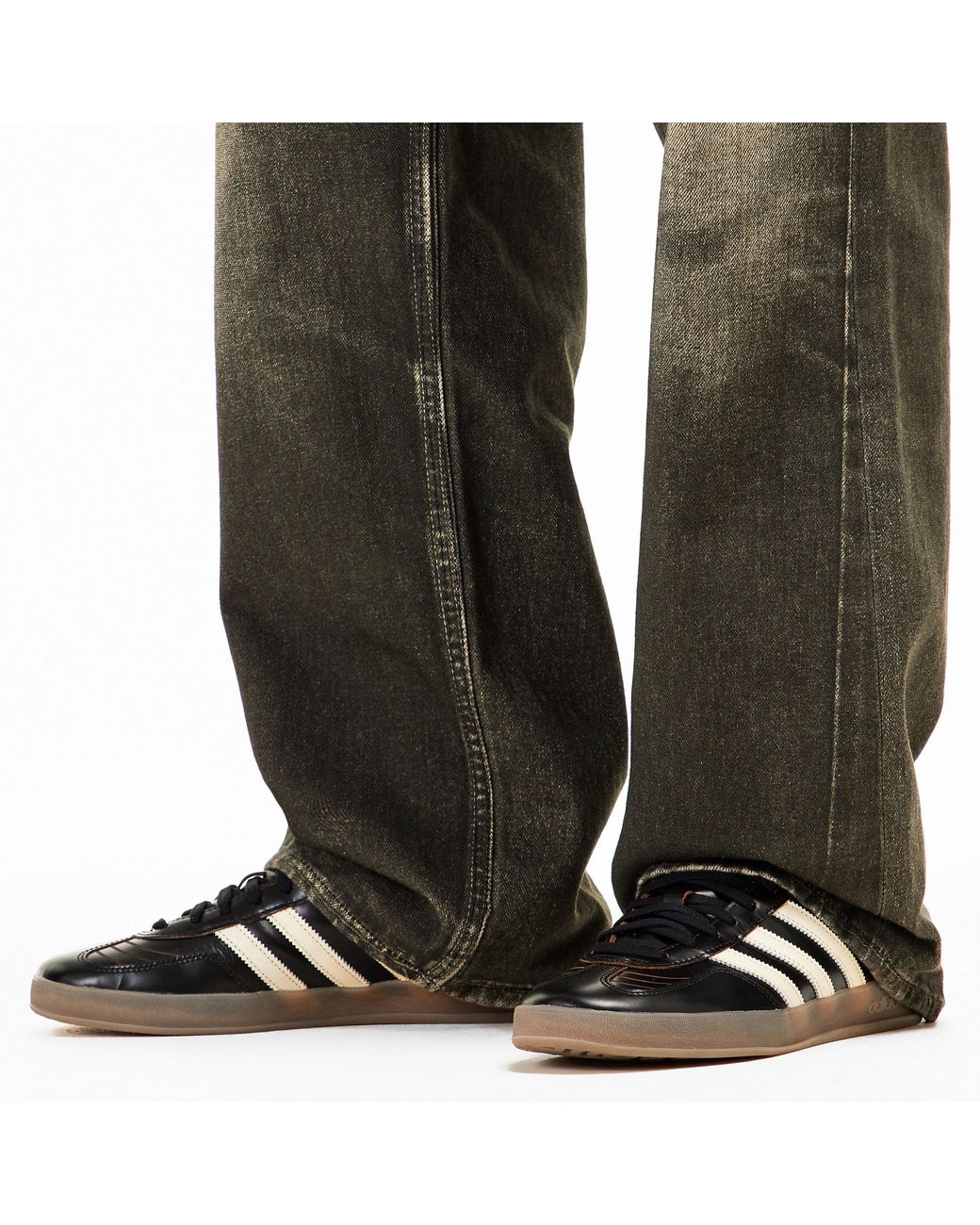 Adidas Originals Black Gazelle Indoor Sneakers for men