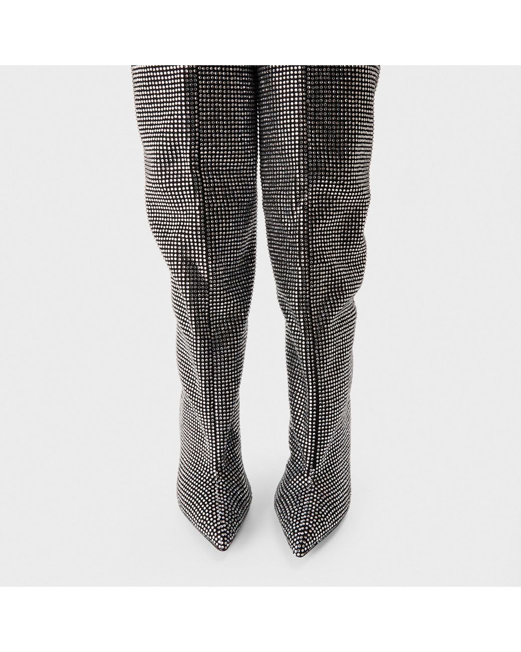 Steve Madden Gray Mazer R Knee High Boots