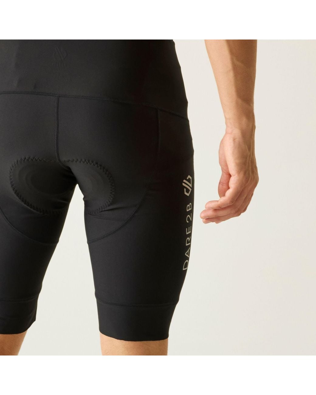 Dare 2b Black Ultra Cycling Bib Shorts for men