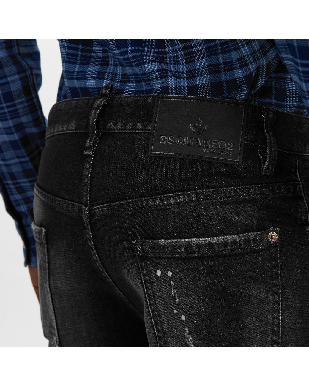 DSquared² Gray Marine Shorts for men