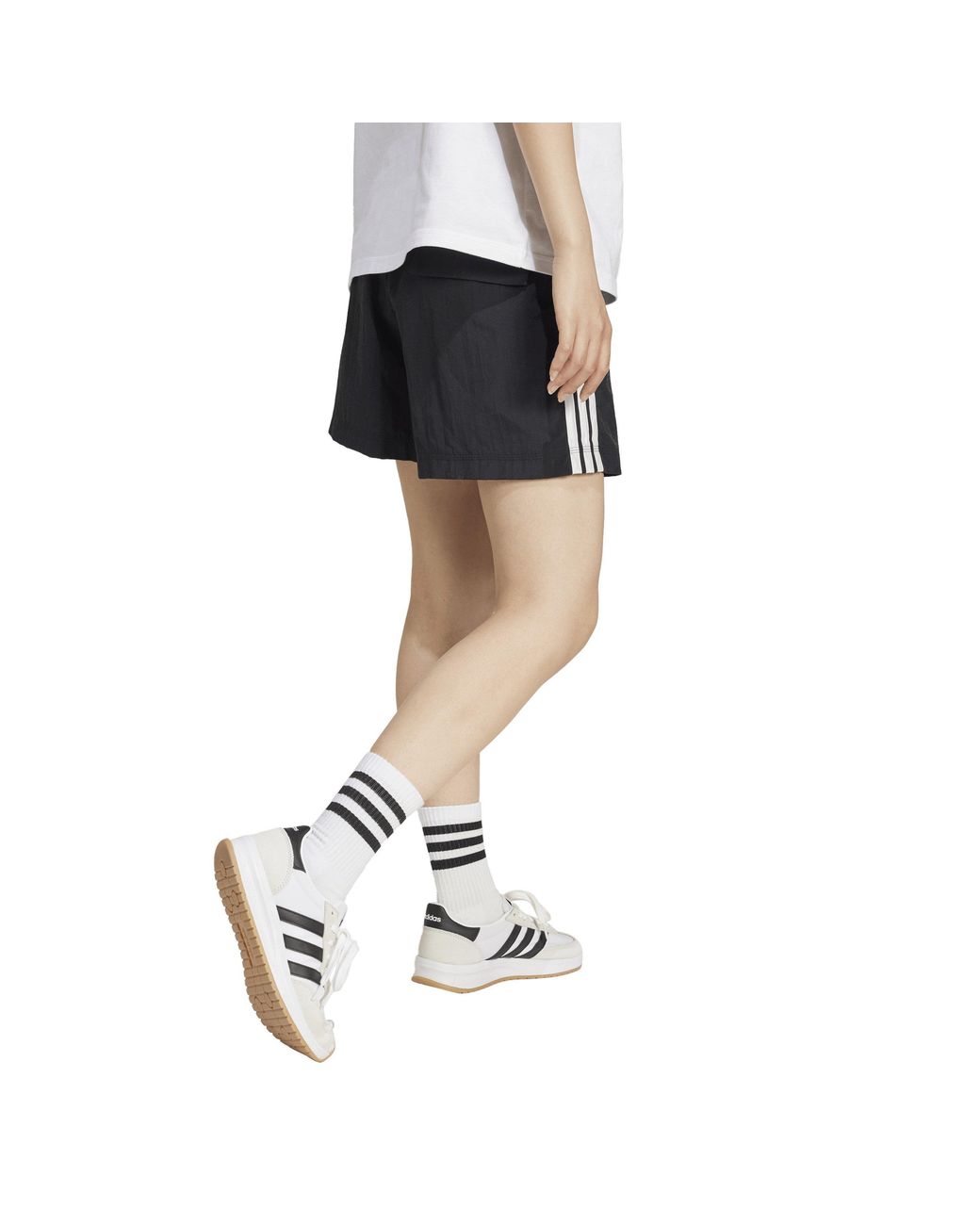 Adidas Gray Woven Tracksuit Shorts