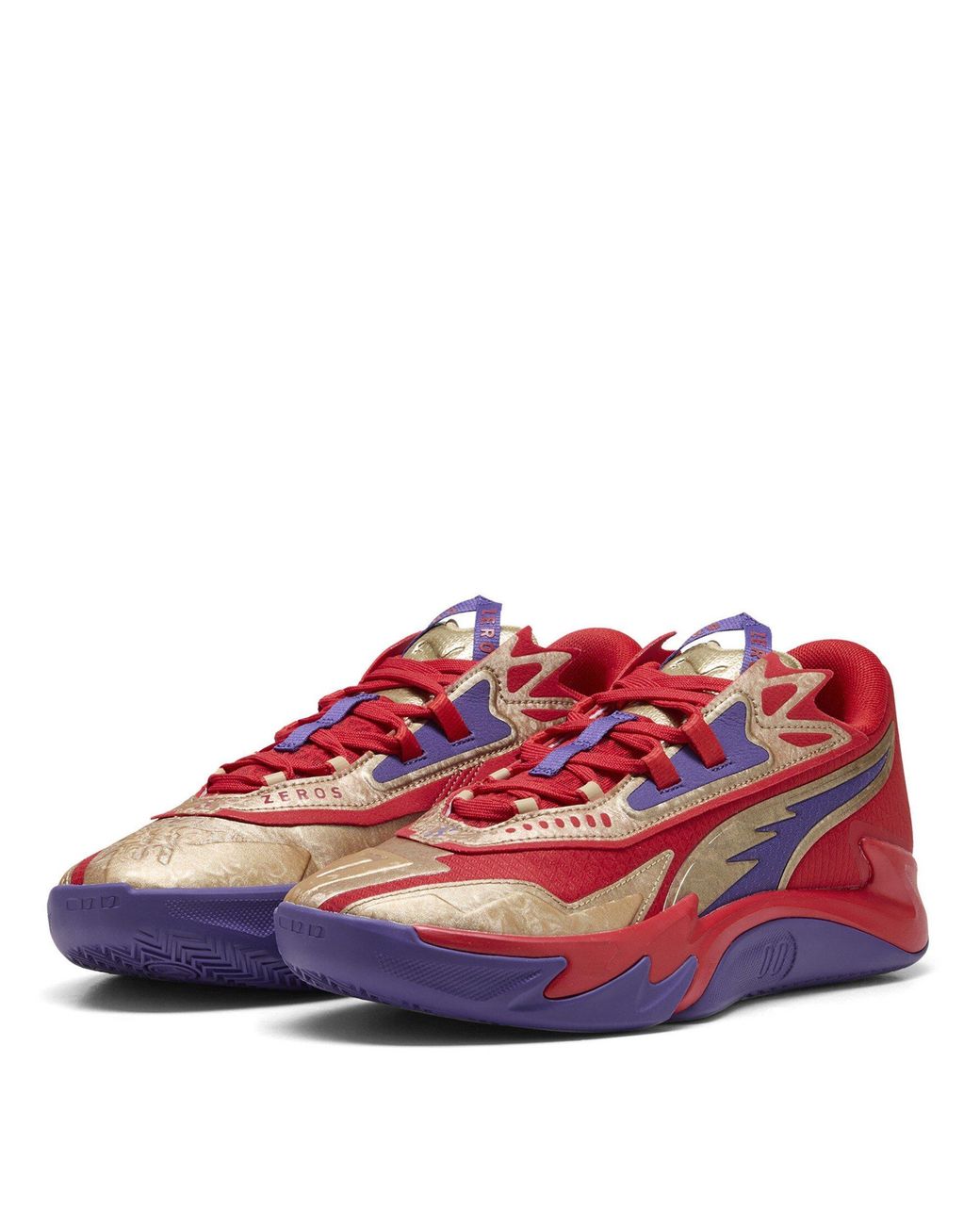 PUMA Red Scoot Zeros Ii Basketball Trainers for men