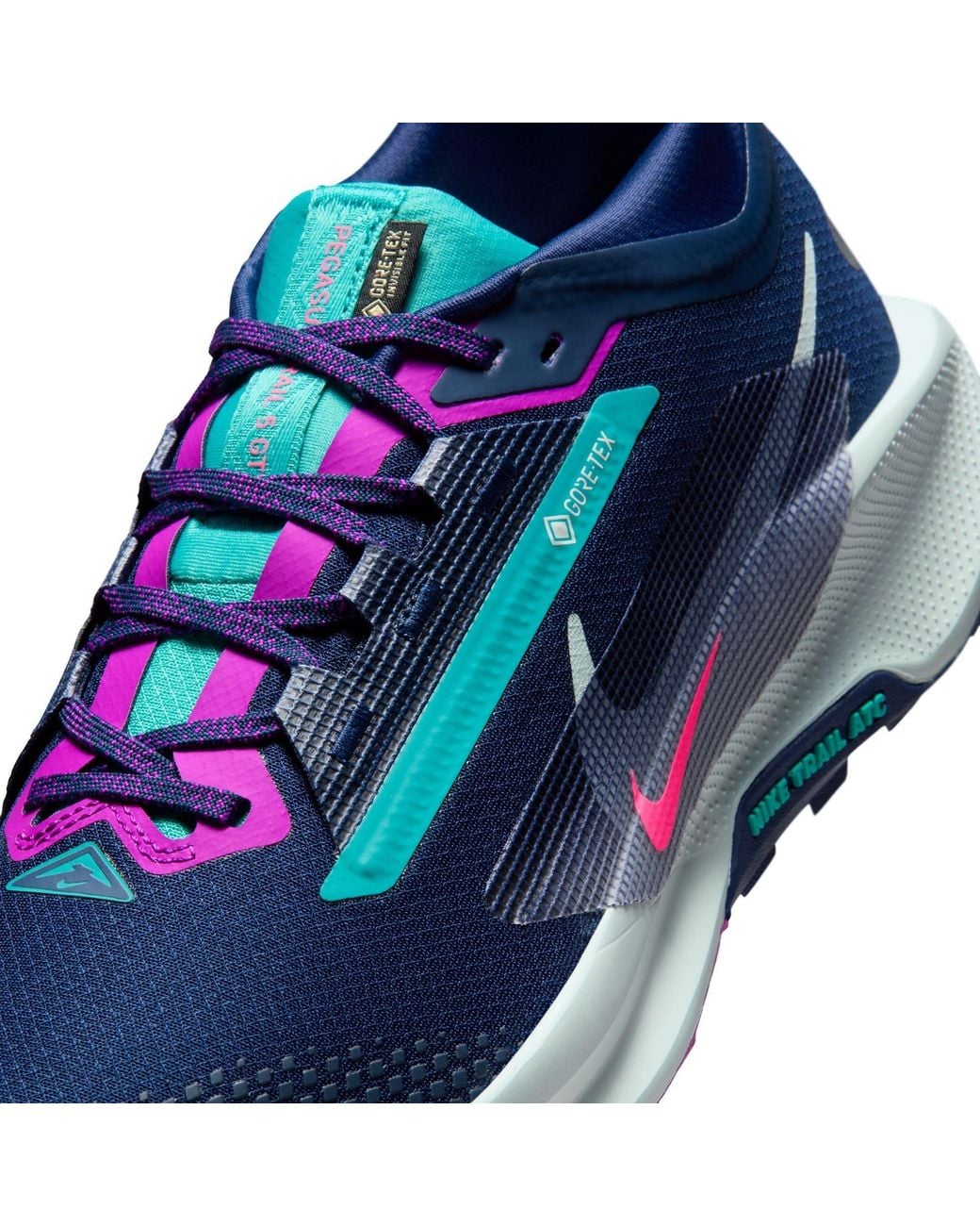 Nike Blue Pegasus Trail 5 Gore-Tex Waterproof Trail Running Shoes for men