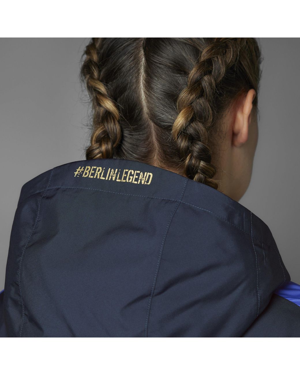 Adidas Blue Performance Running Jacket