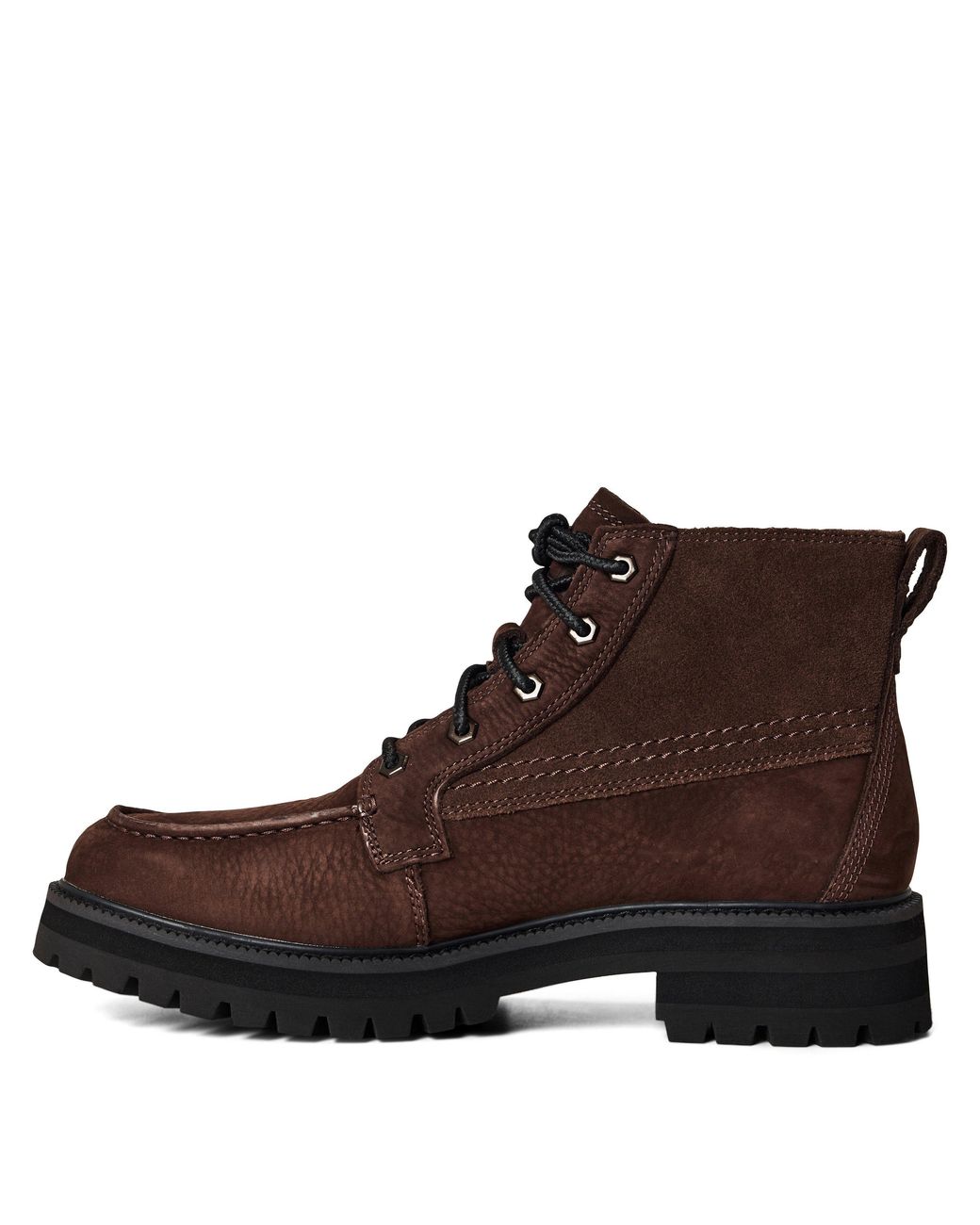 Timberland Brown Britton Mid Lace Leather Hiker Boots for men