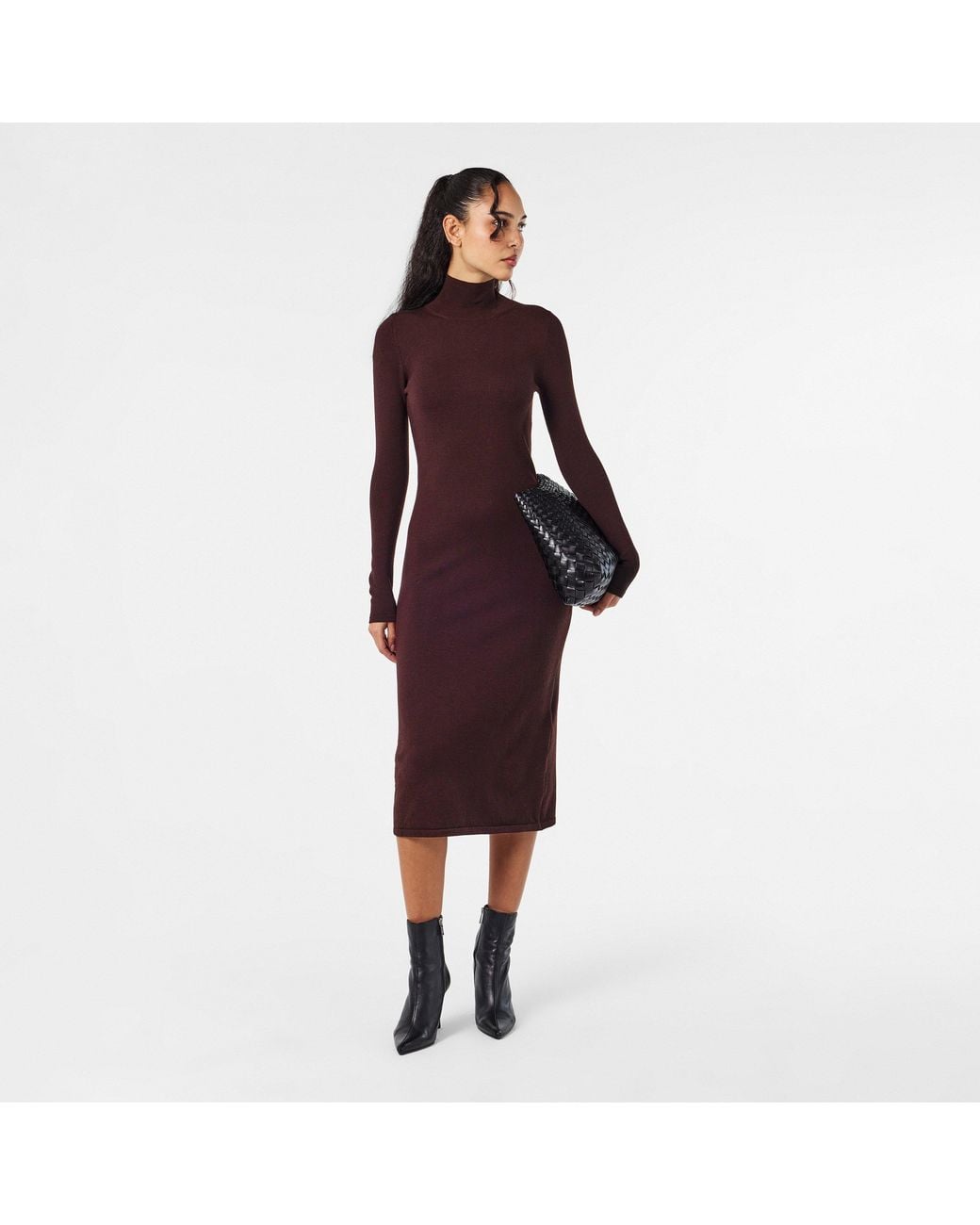 Weekend by Maxmara Brown Long Maxi Dress