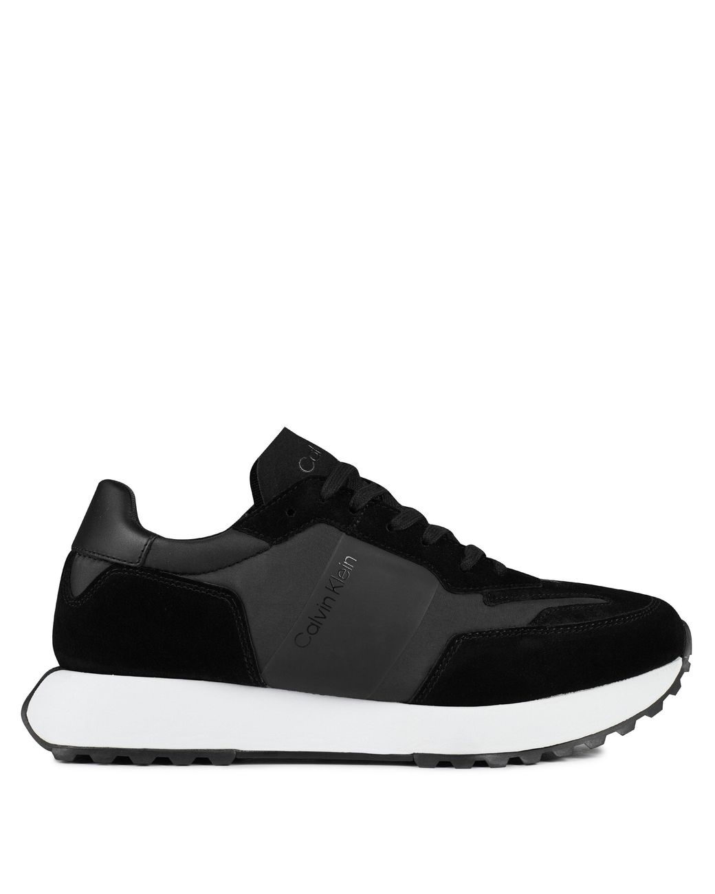 Calvin Klein Black Suede Trainers for men