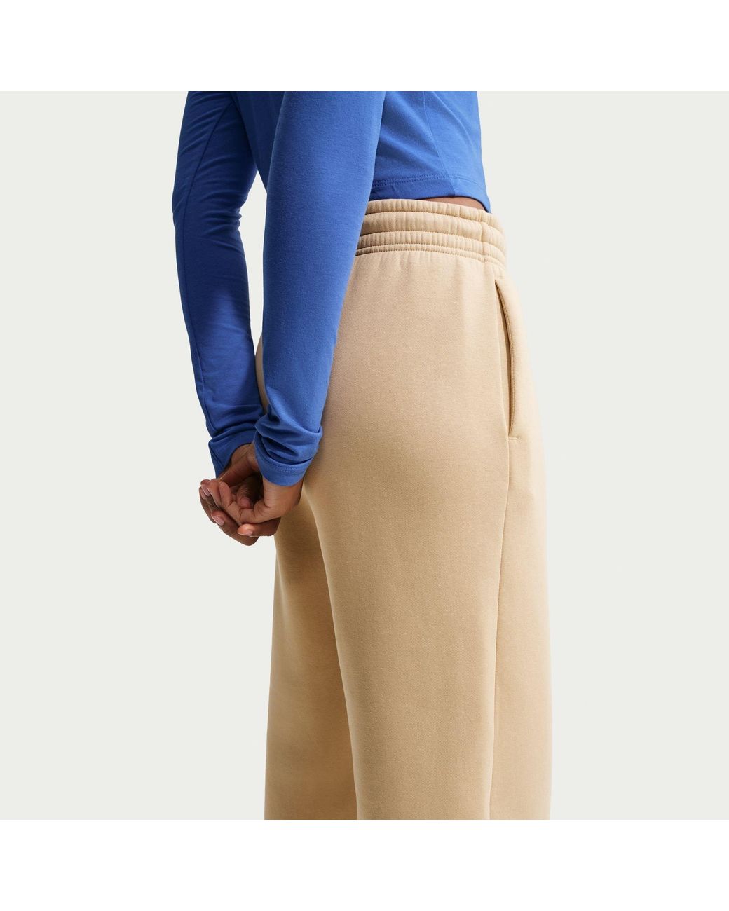 Nike Natural Sportswear Phoenix Fleece High-Waisted Wide-Leg Sweatpants