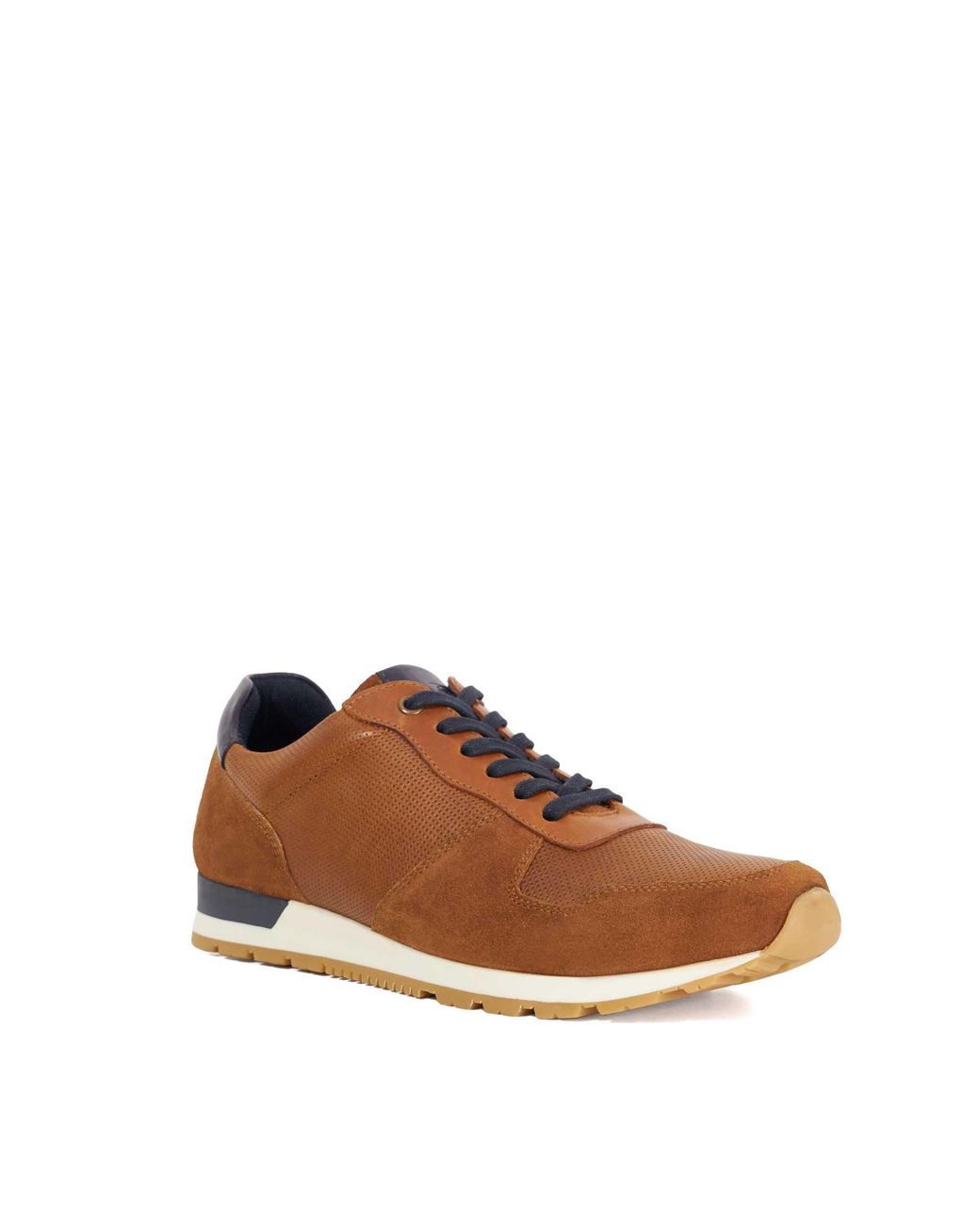 Dune Brown Low-Top Trainers for men
