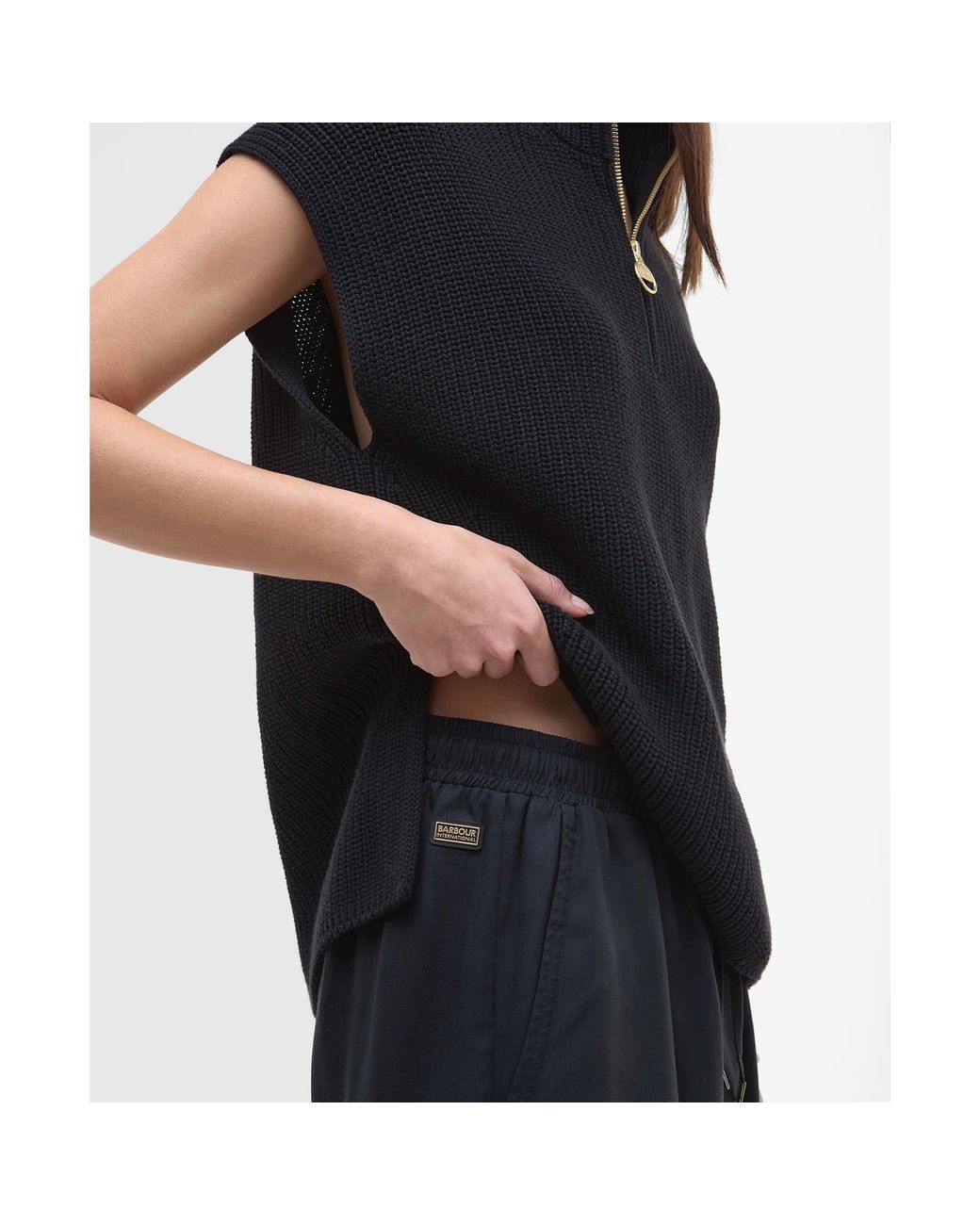 Barbour Black B.Intense Clara Wide Leg Trousers