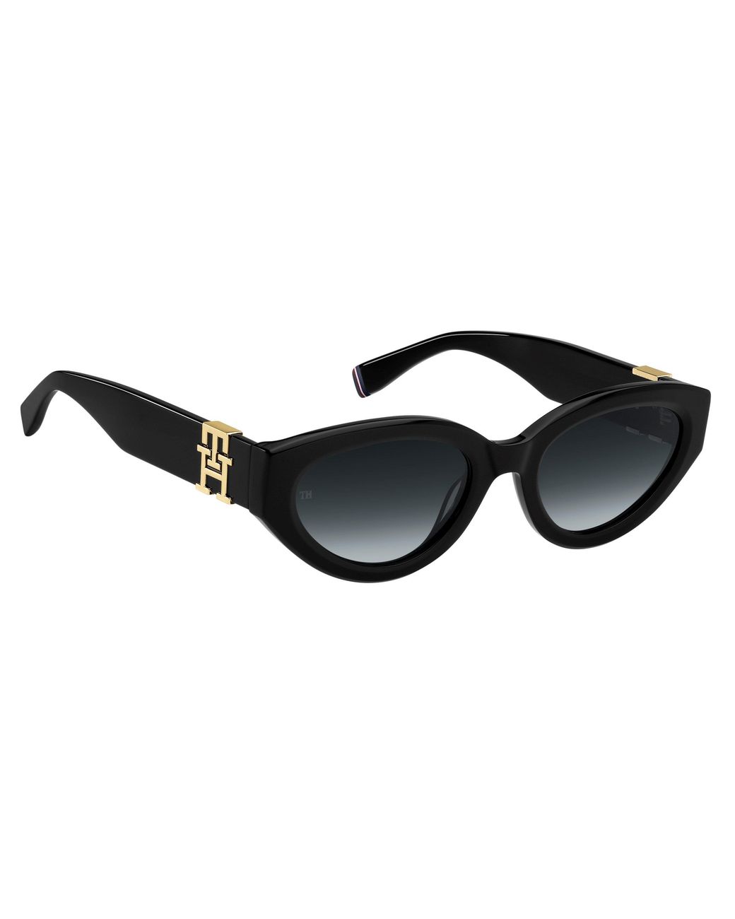 Tommy Hilfiger Black Round Sunglasses