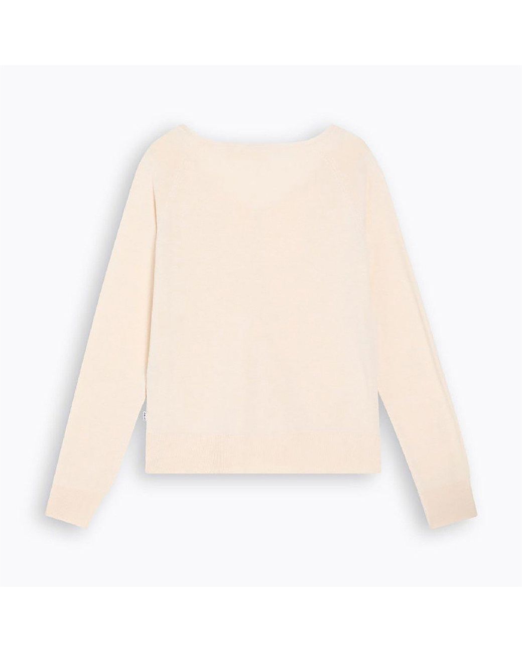 Levi's Natural Petal V-Neck 1/4 Zip Knitted Top