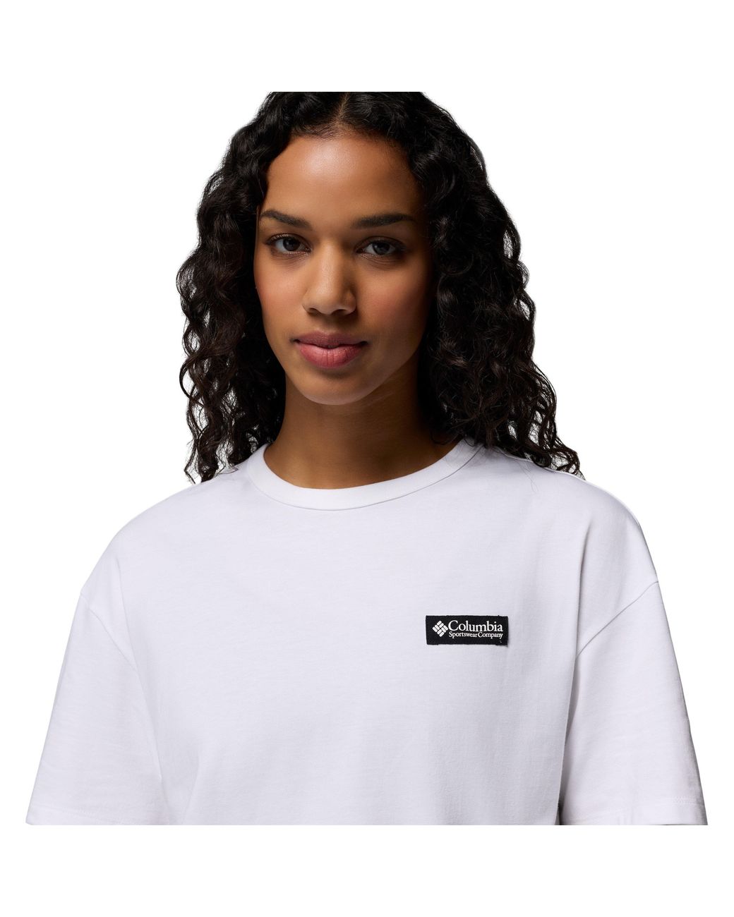 Columbia White Oversized T-Shirt