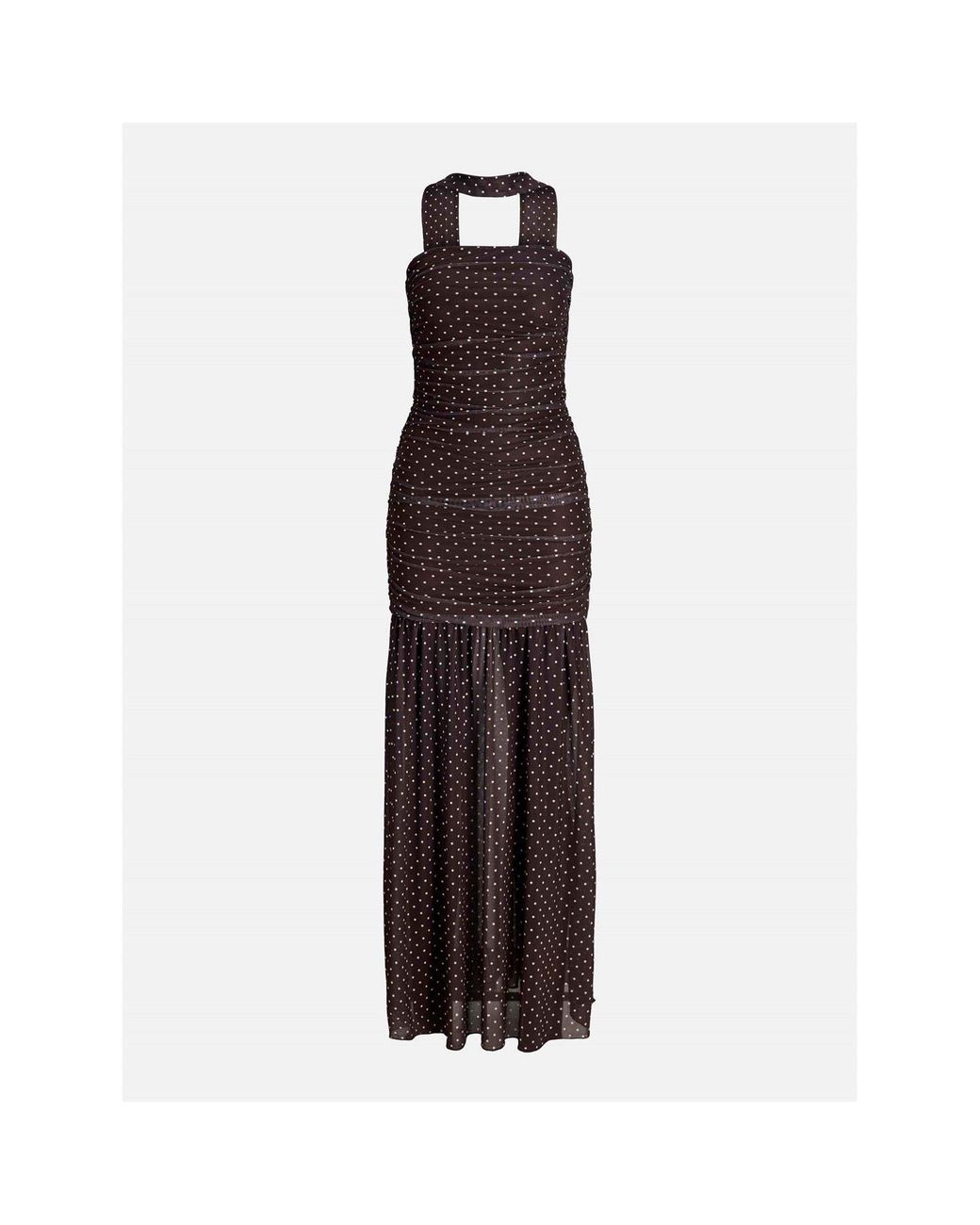 JJXX Purple Mesh Dress With Scarf