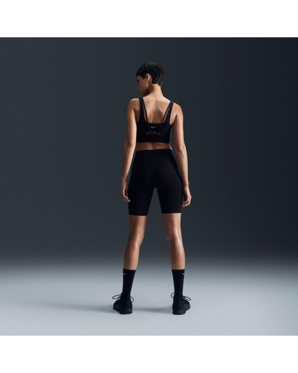 Nike Black Non Wired Medium Impact Sports Bra