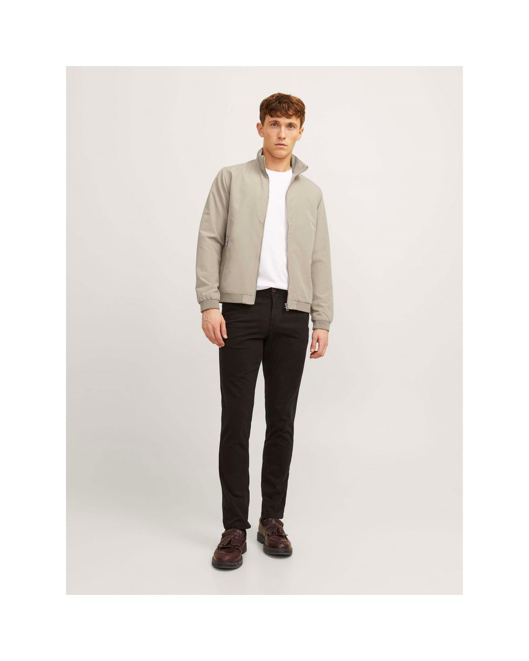 Jack & Jones Natural Rush Harrington Bomber Jacket for men