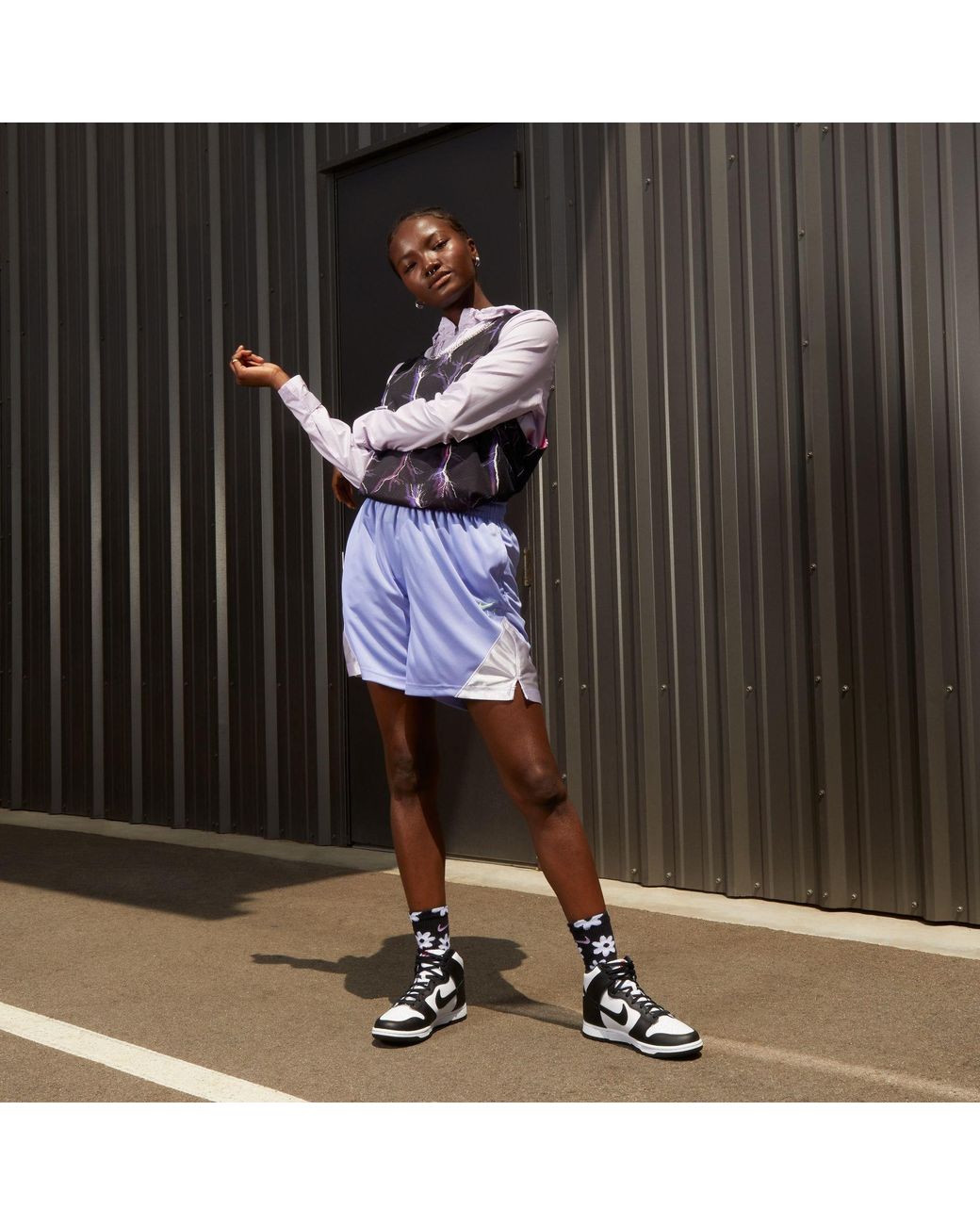 Nike Black Hightop Laceup Sneaker