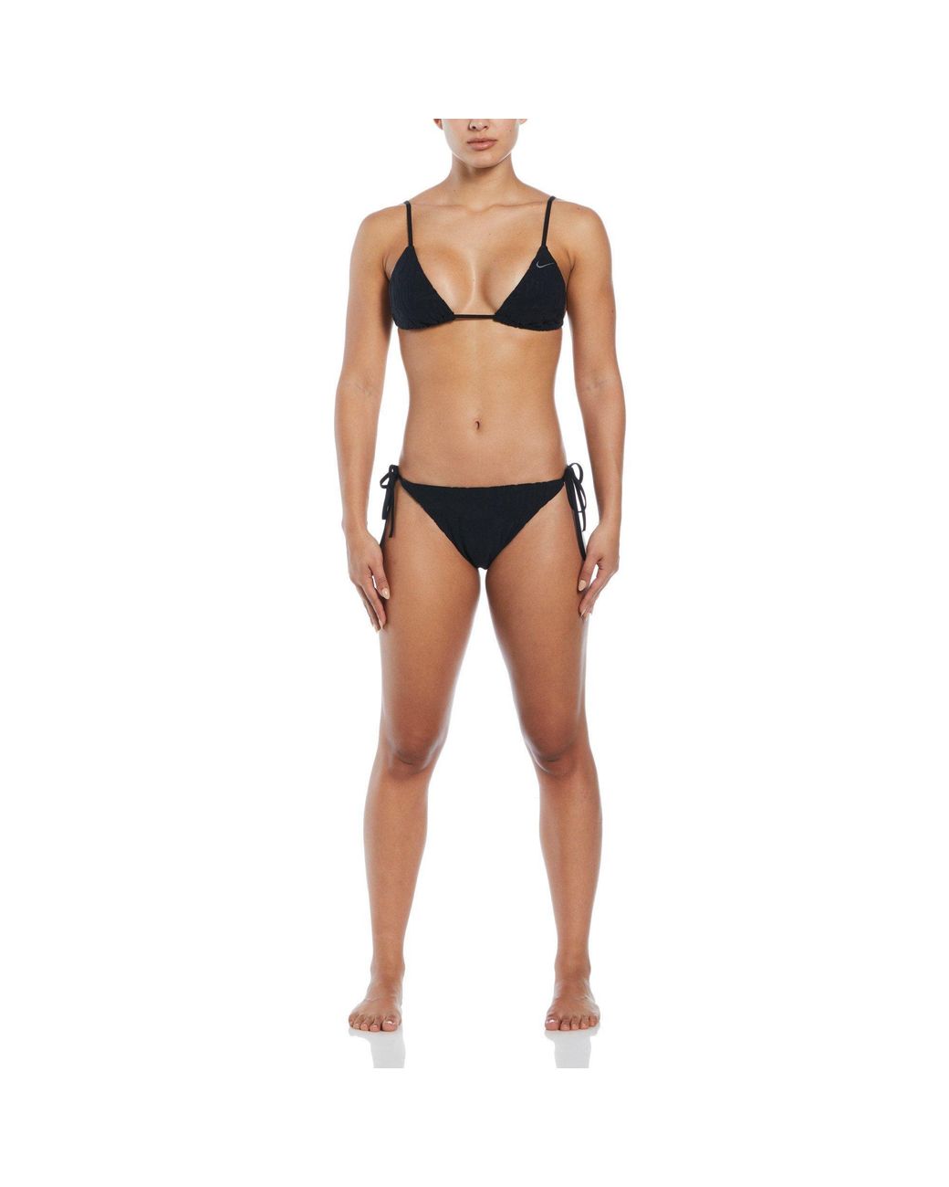 Nike Blue Retro Flow Tie String Bikini Bottom