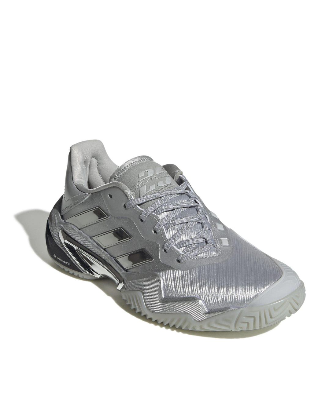 Adidas Gray Barricade 13 Edition Tennis Shoes