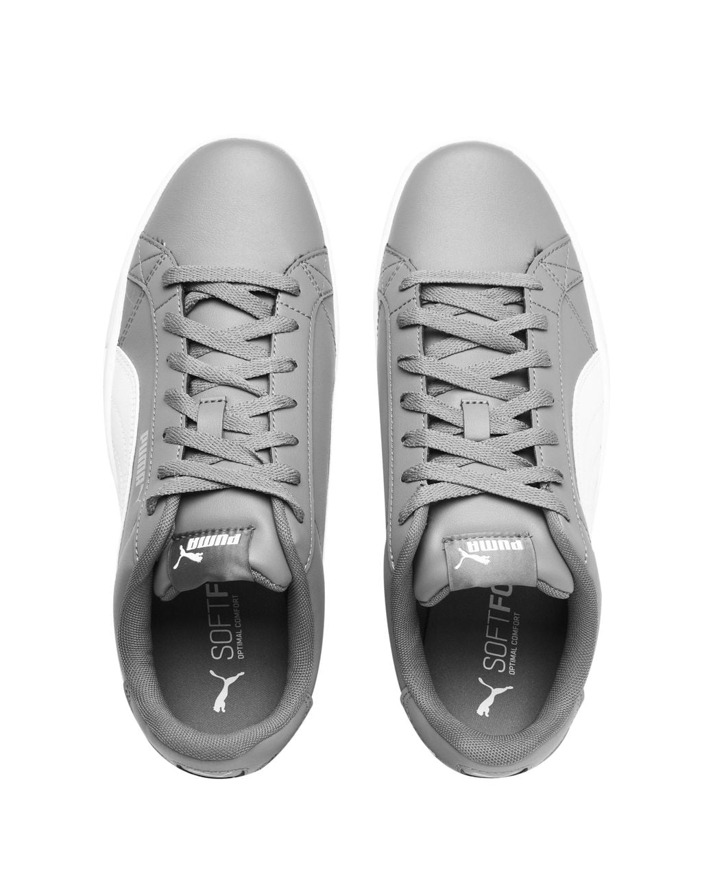 PUMA Gray Smash Vulc 3 Low Trainers for men