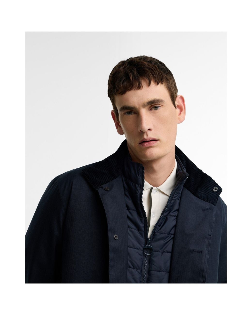 Barbour Blue Northdale Modern Heritage Mac for men