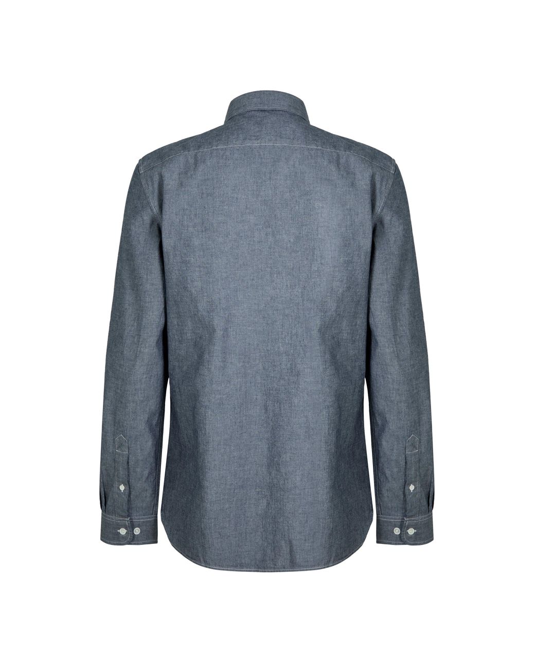Lacoste Blue Long Sleeve Logo Shirt for men
