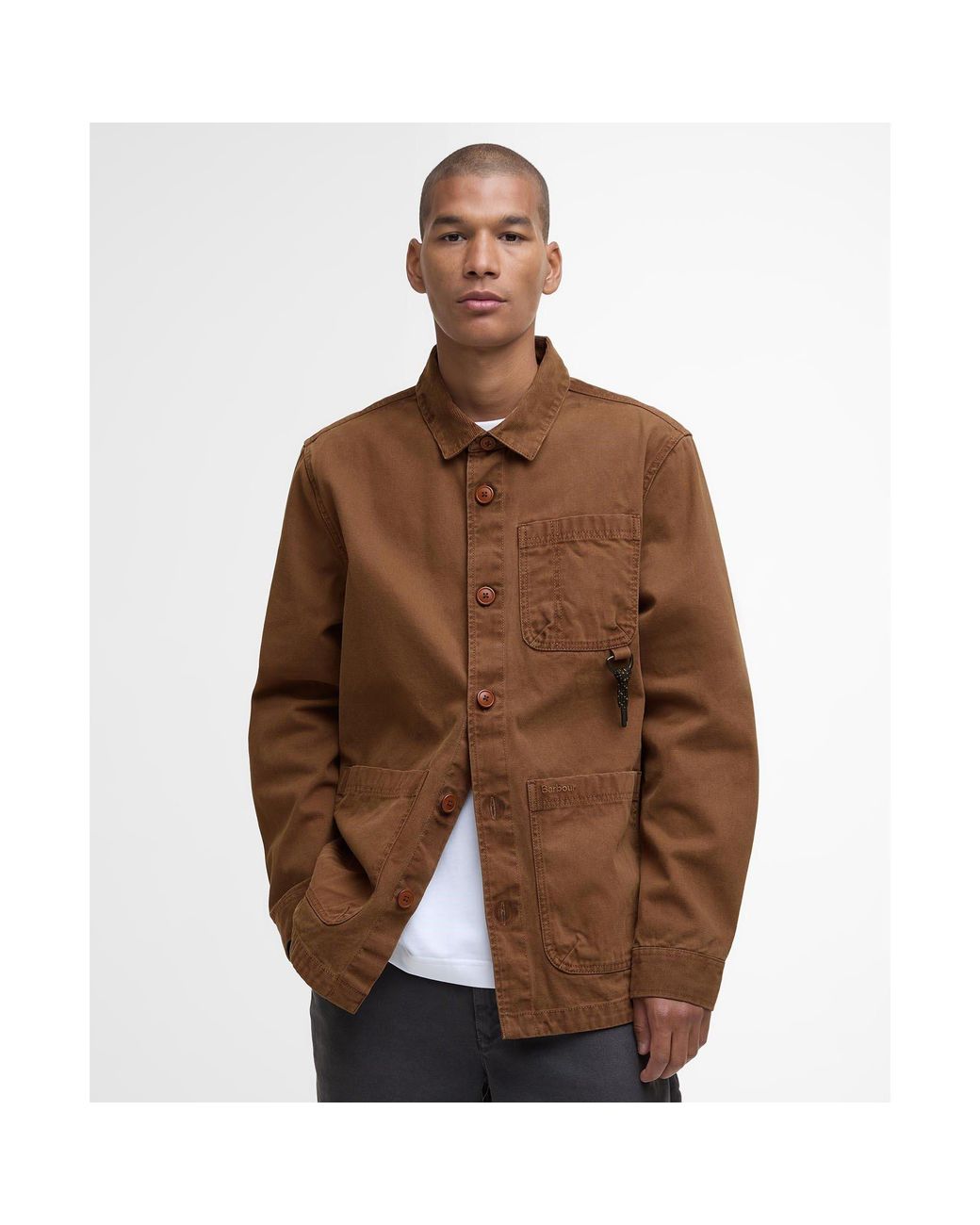 Barbour Brown Bowland Overshirt for men