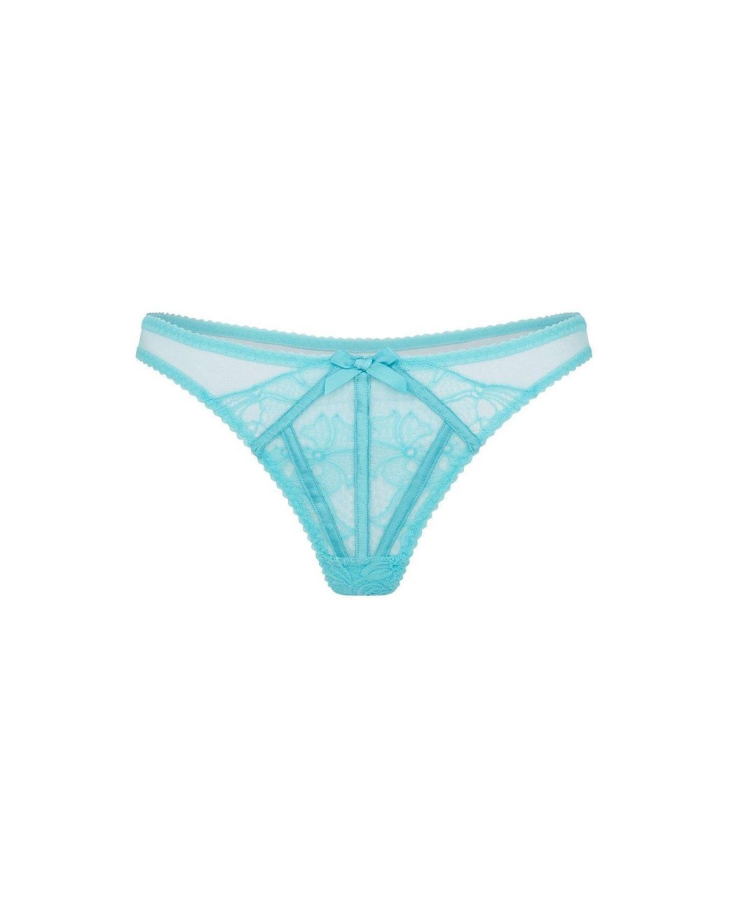 Agent Provocateur Blue Rozlyn Thong