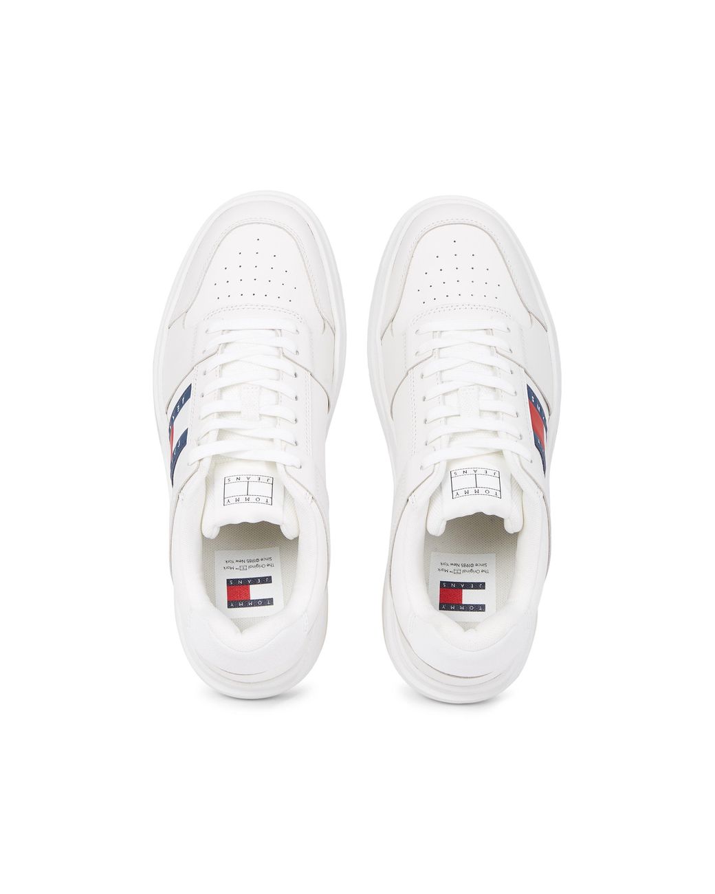 Tommy Hilfiger White The Brooklyn Leather Ess for men