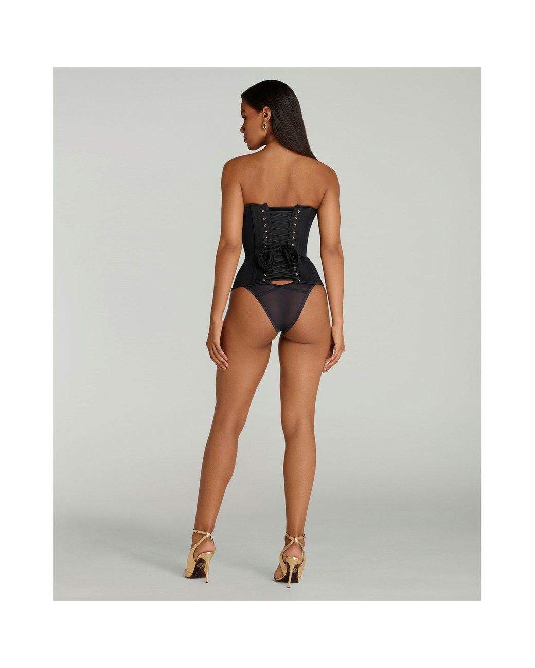 Agent Provocateur Black Scarlie Corset