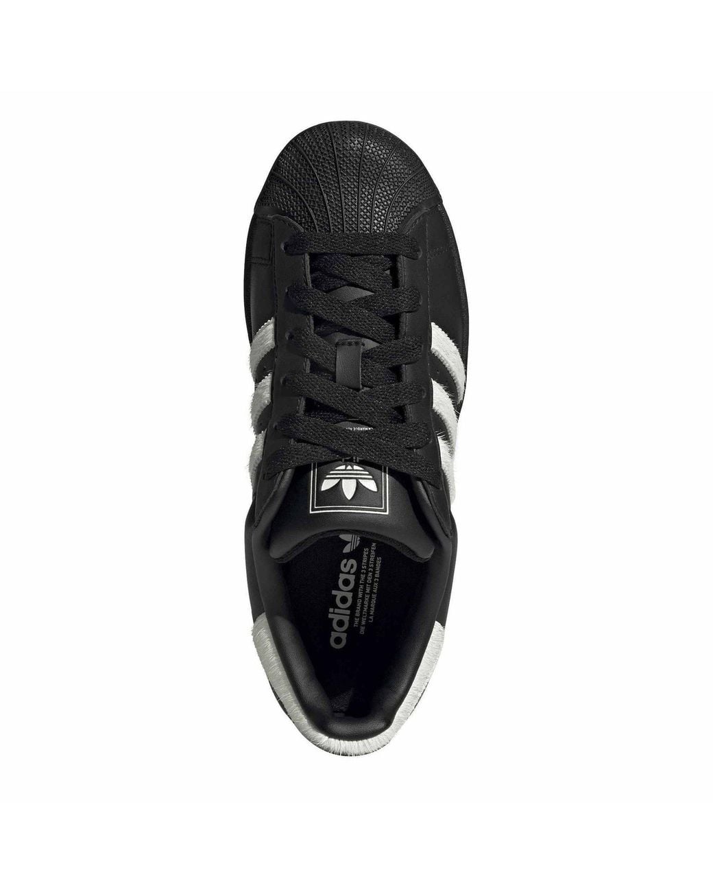 Adidas Originals Black Superstar Ii Leather Low-Top Trainers
