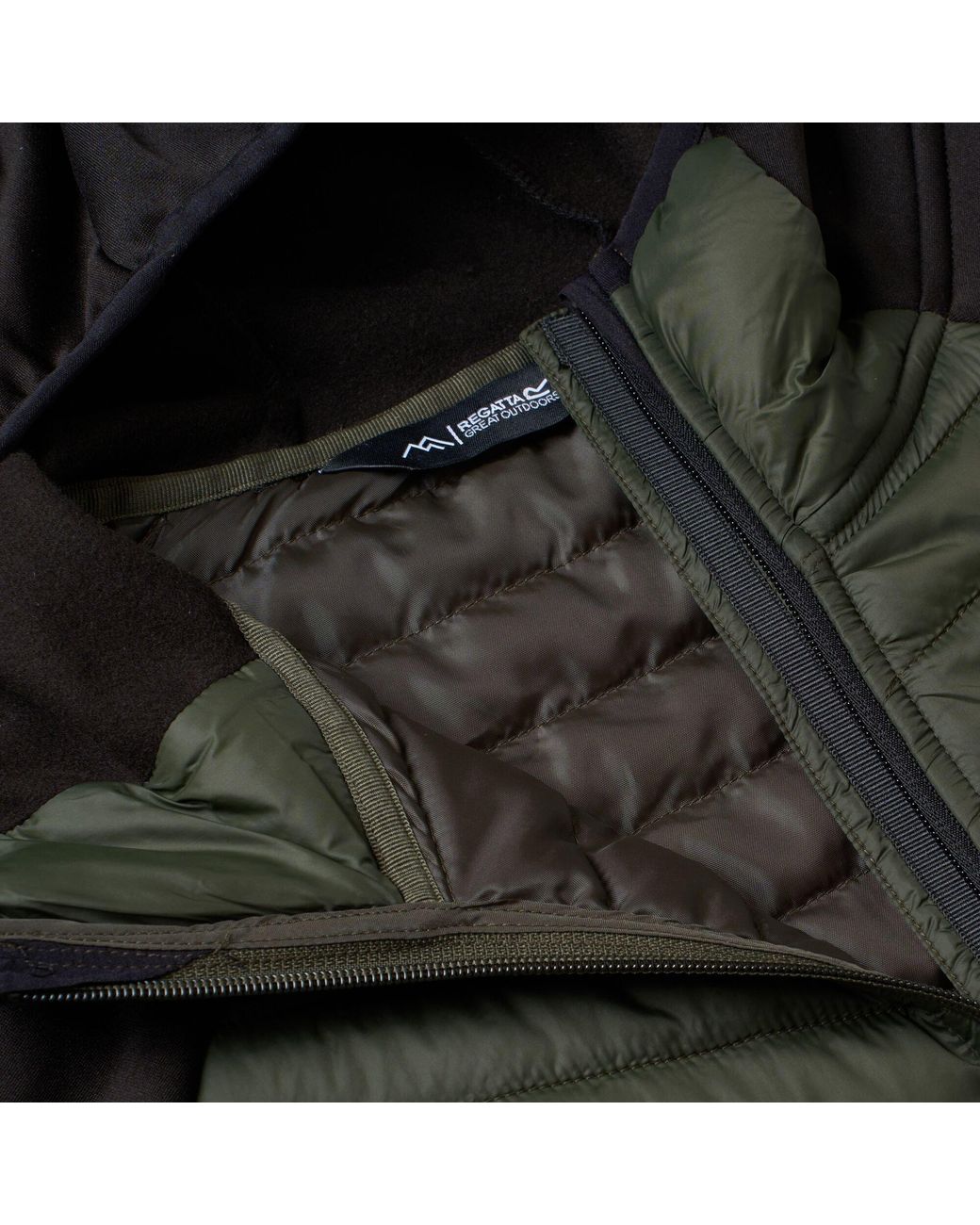 Regatta Black Andreson Hybrid Water-Repellent Jacket for men