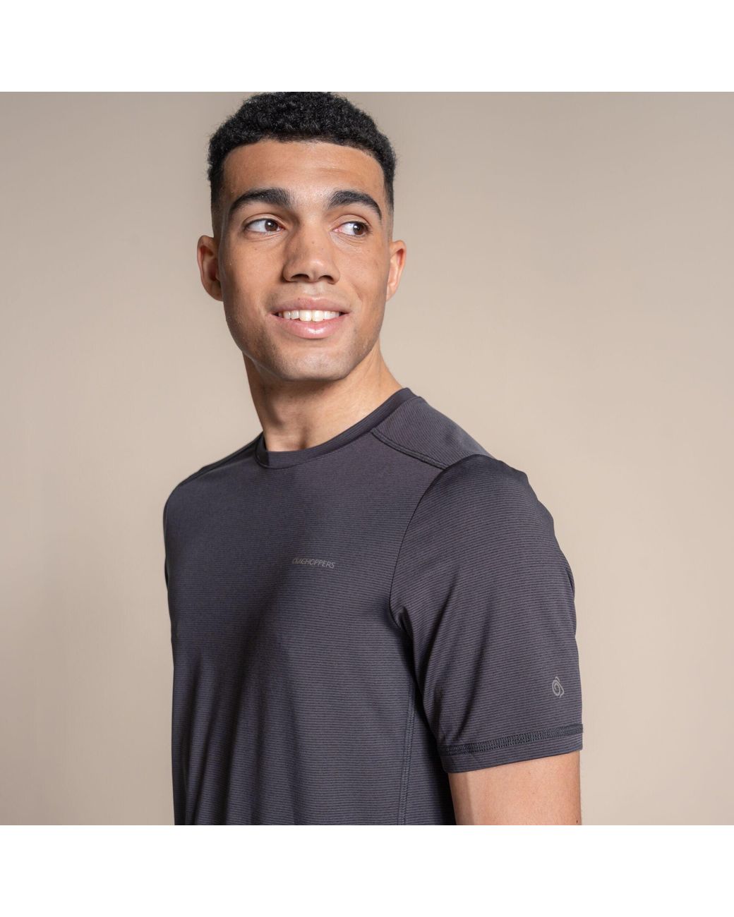 Craghoppers Blue Charon Ii Quick-Drying Technical T-Shirt for men