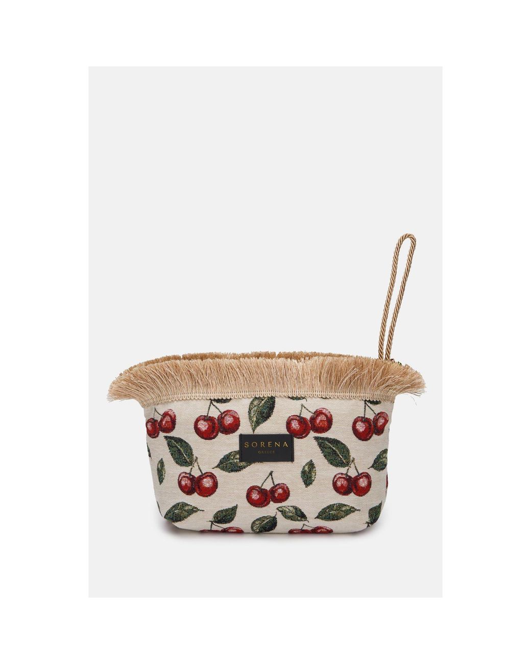 Sorena White Clutch Bag