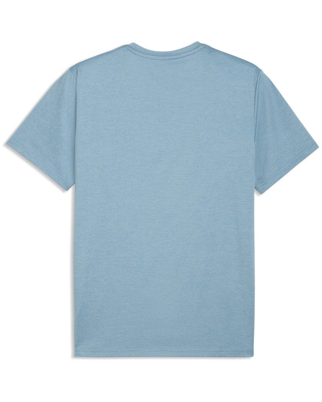 PUMA Blue Tad Short Sleeve Performance Gym Top for men