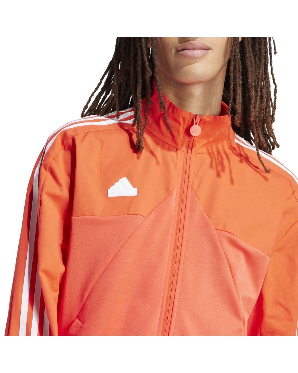 Adidas Orange Tiro Tracksuit Top for men