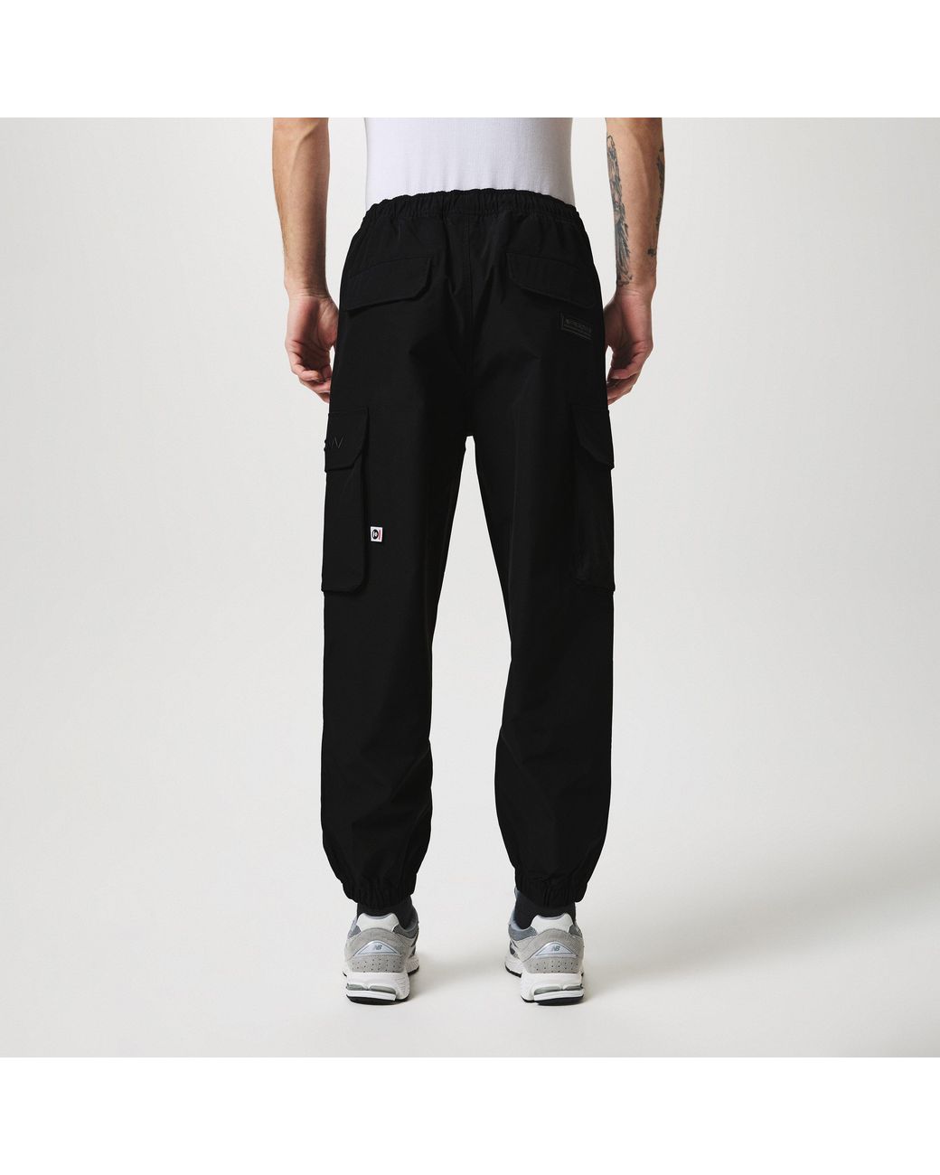 Aape Black Cargo Trousers for men