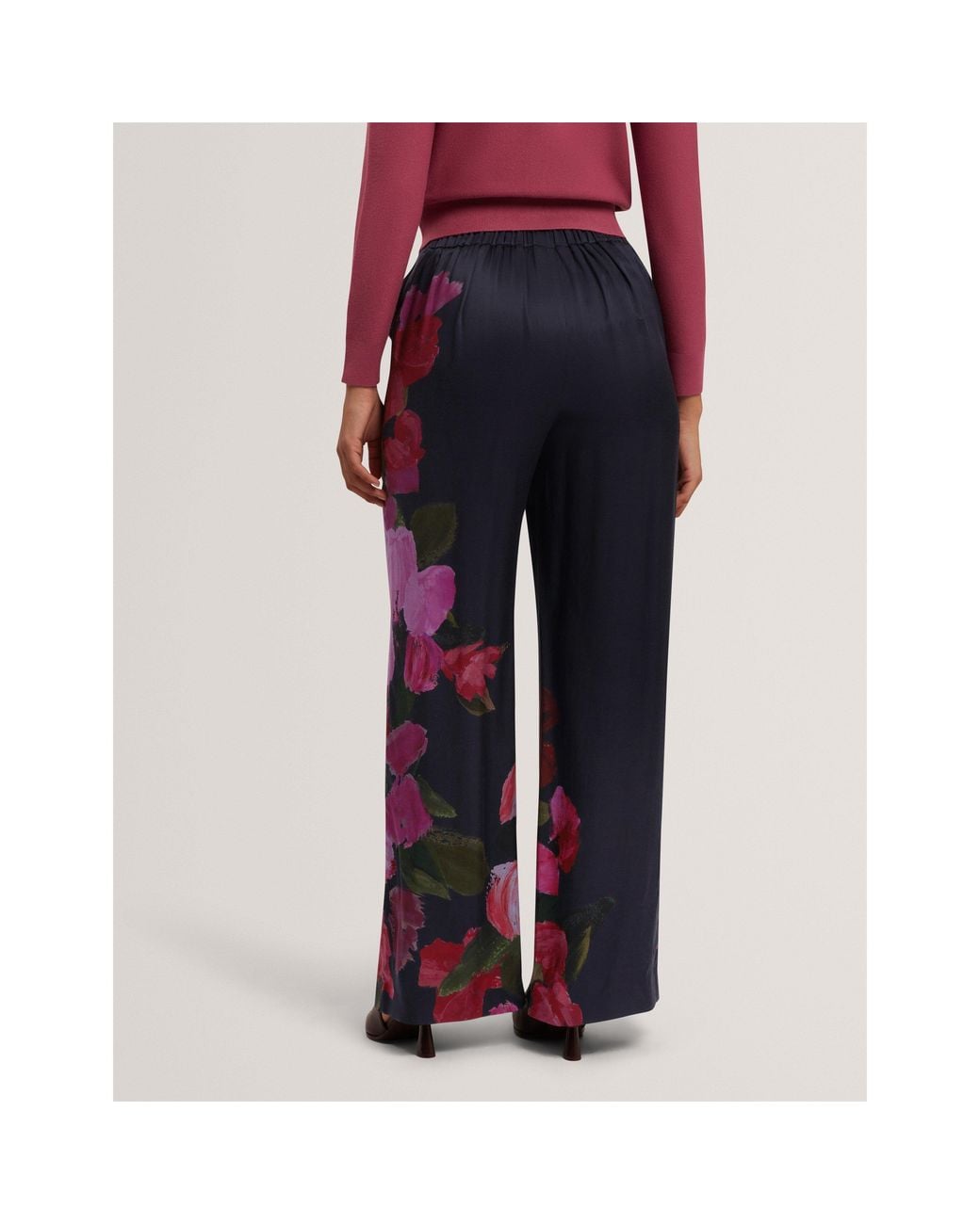 Ted Baker Blue Ted Wide Leg Trouser Ld71