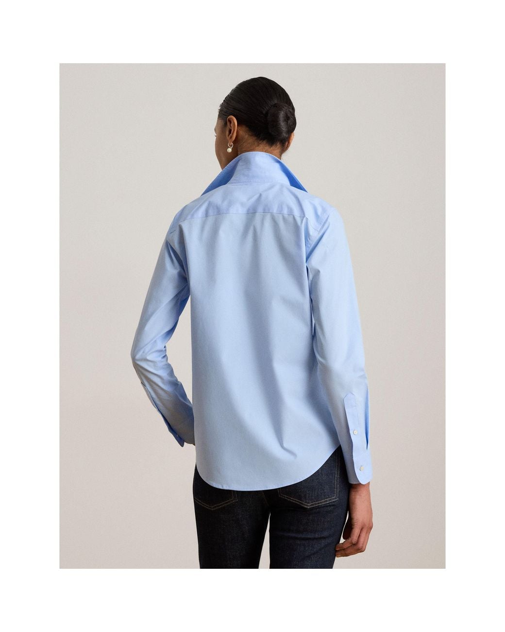 Ralph Lauren Blue Featherweight Cotton Shirt