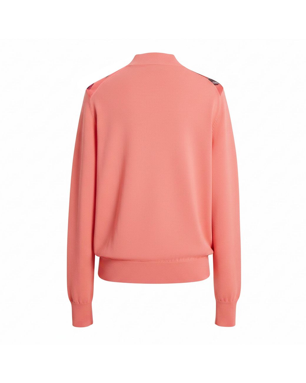Ted Baker Pink Botanical Print Front Long Sleeve Knit Top
