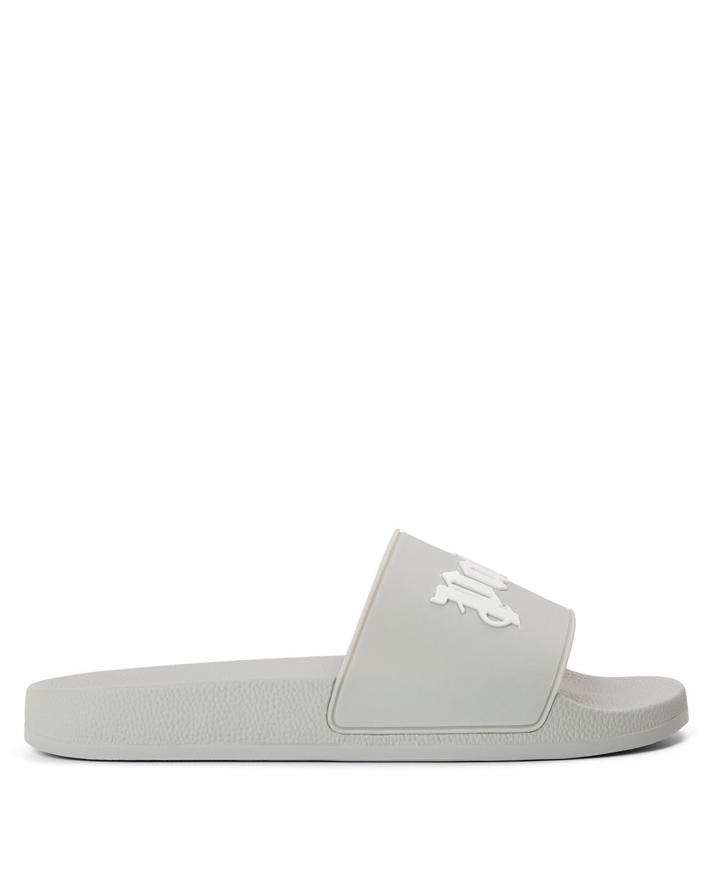Palm Angels White Pool Sliders for men