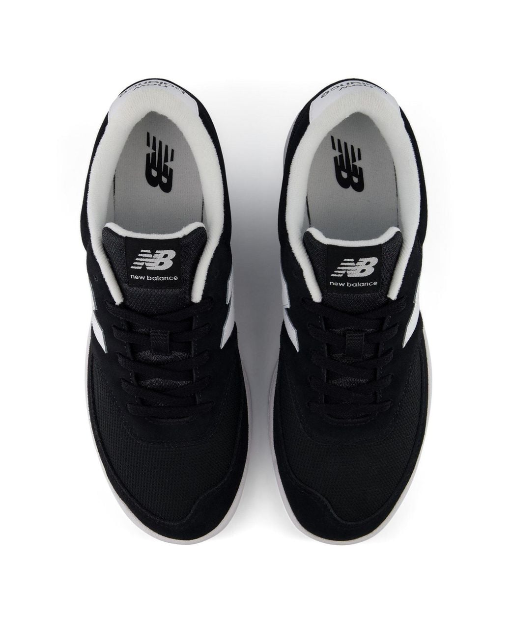 New Balance Black Bb80 Leather Low-Top Trainers for men