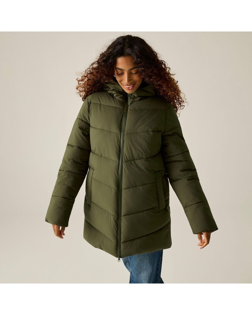Regatta Green Yasira Waterproof Jacket