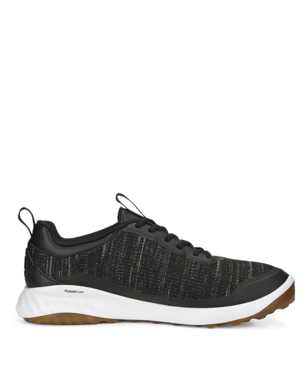 PUMA Black Fusion Pro Spikeless Golf Shoes for men