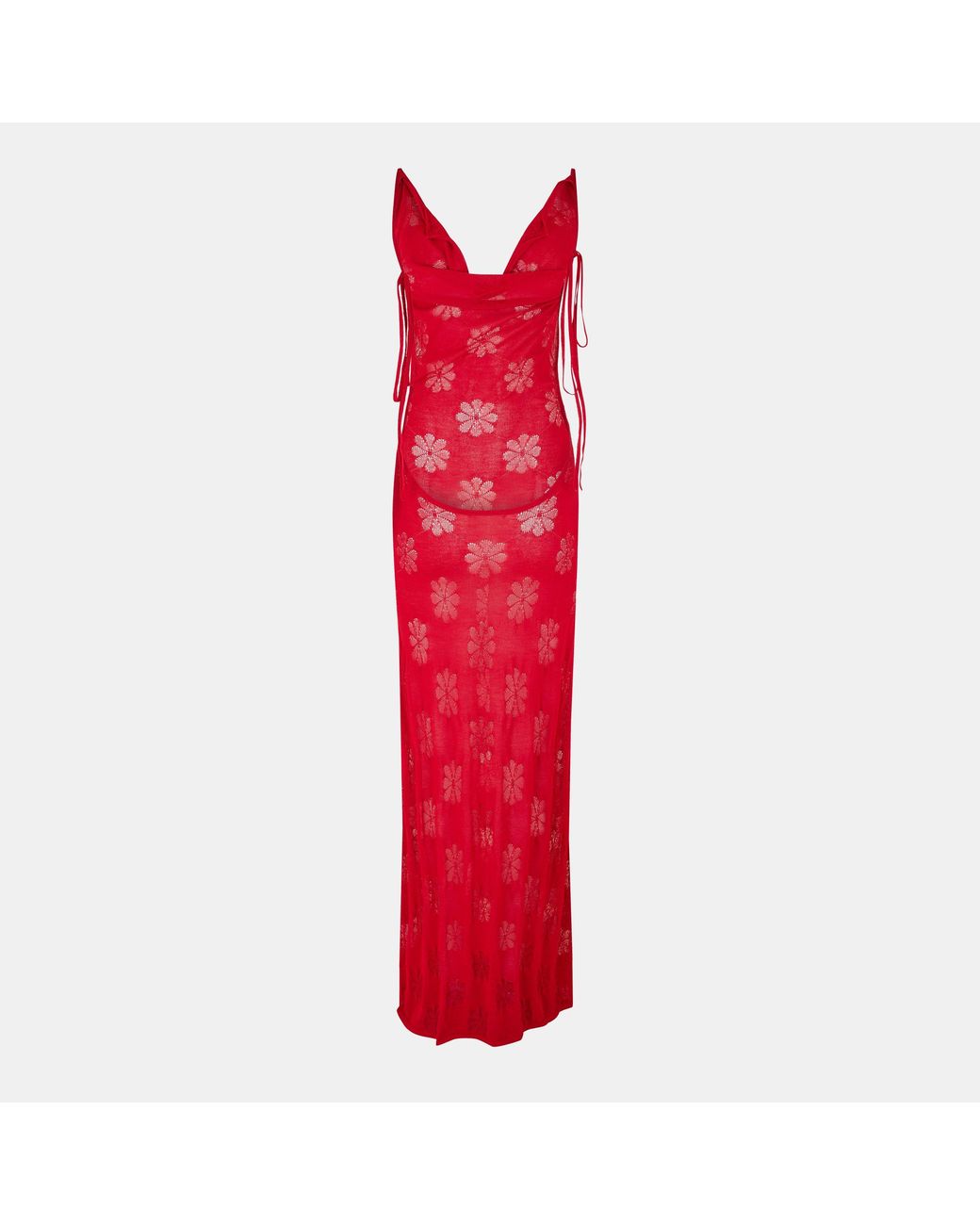 Asta Resort Red Klara Long Maxi Dress