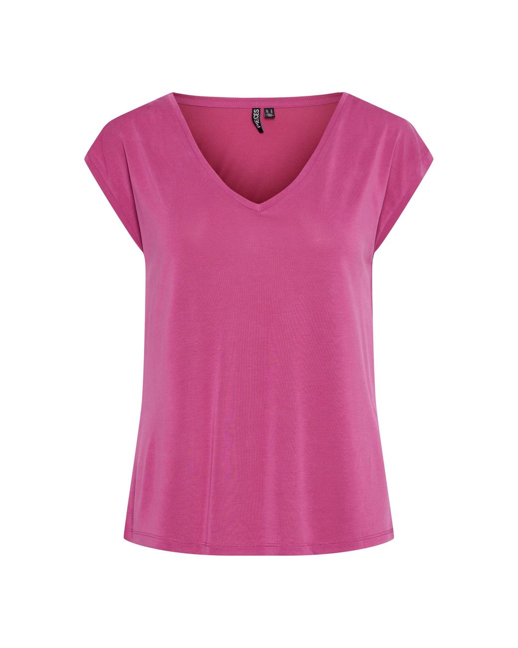 Pieces Purple Regular Fit Knitted T-Shirt