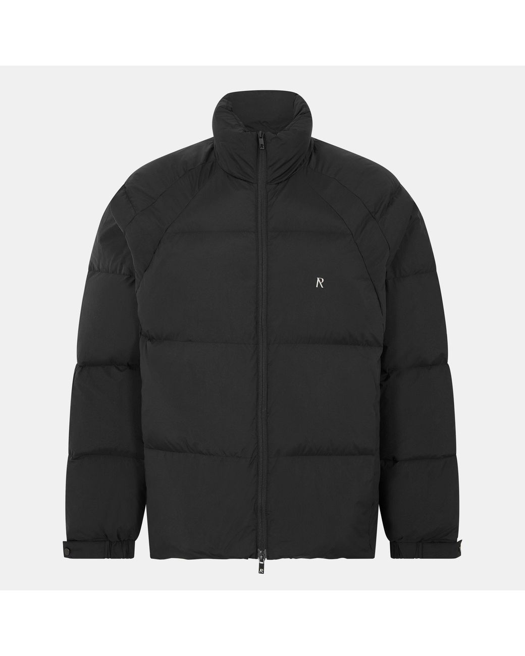 Represent Black Quilted Insulated Medium Puffer Jacket for men
