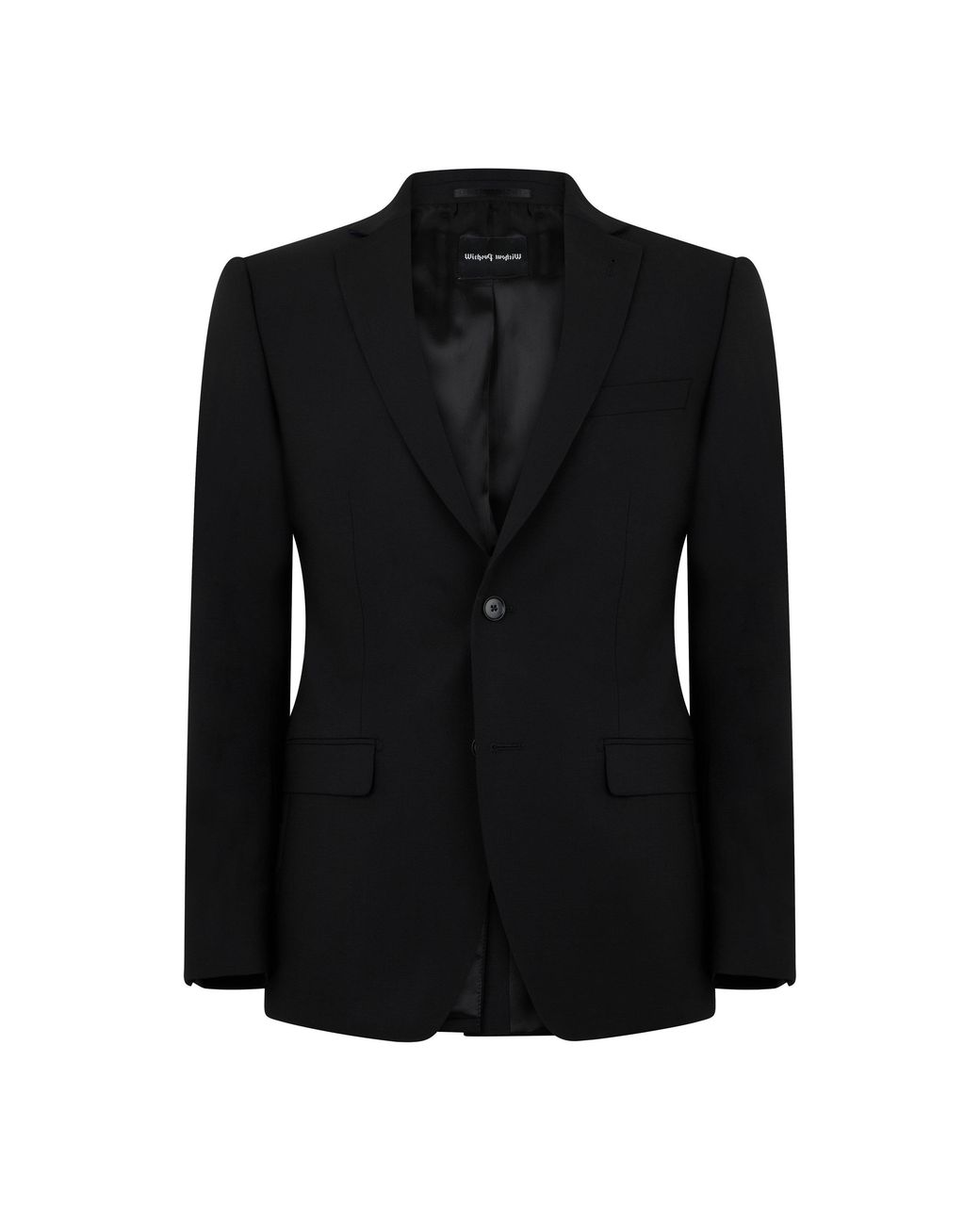 Without Prejudice Black Kilburn Slim Fit Suit Jacket for men
