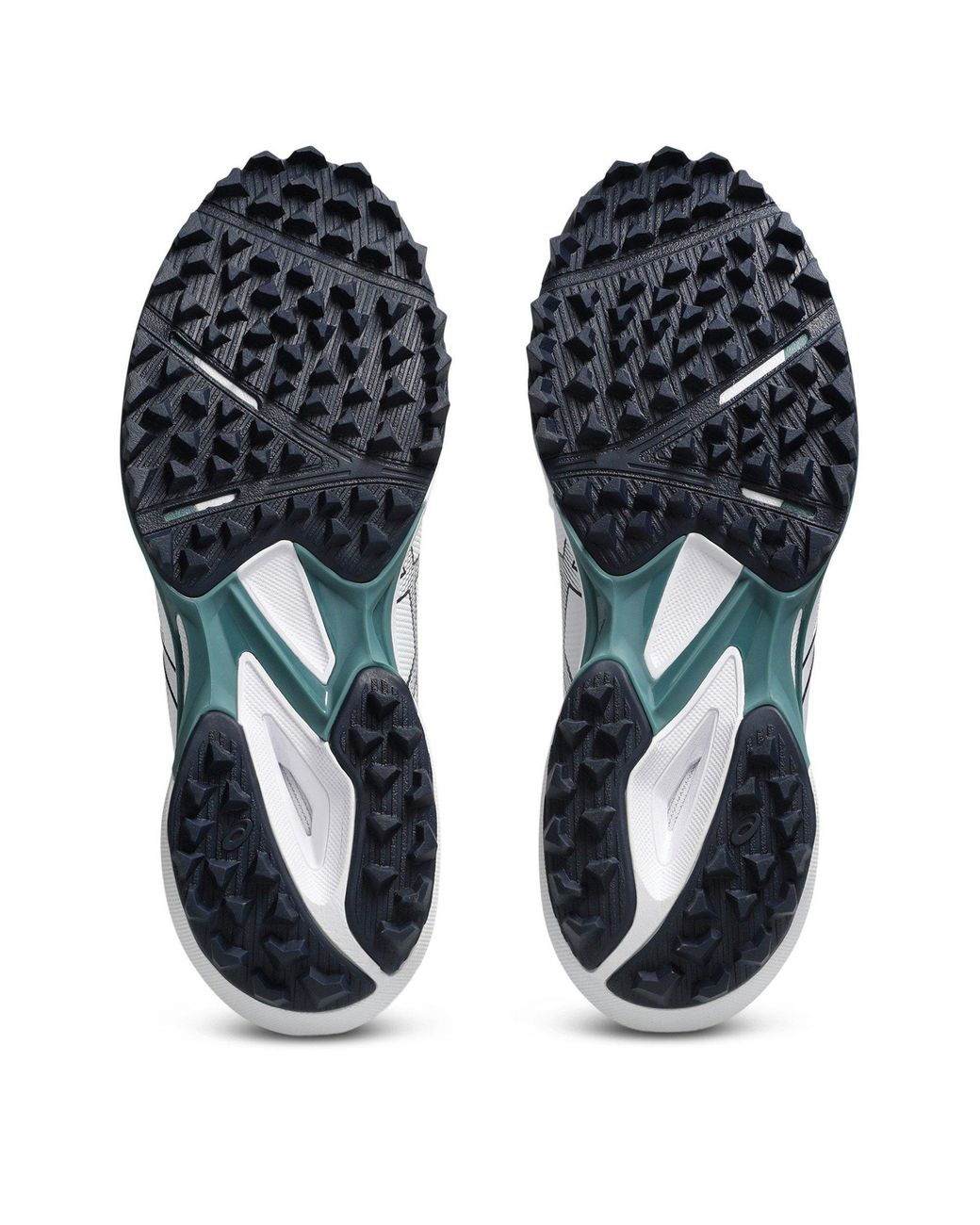 Asics White Field Astro Hockey Shoes for men