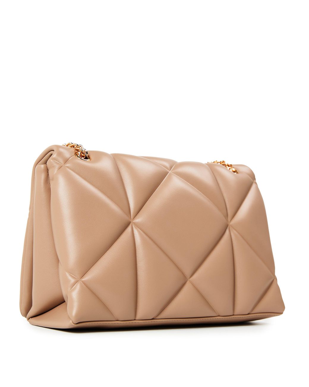 Love Moschino Natural Quilt Convertible Shoulder Bag